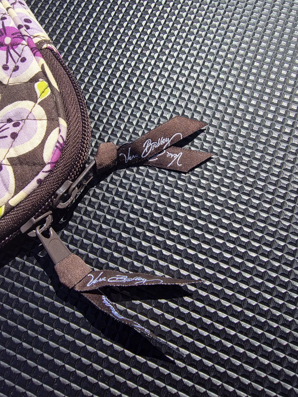 Vera Bradley Quilted Floral Tablet Sleeve in Purple & Green